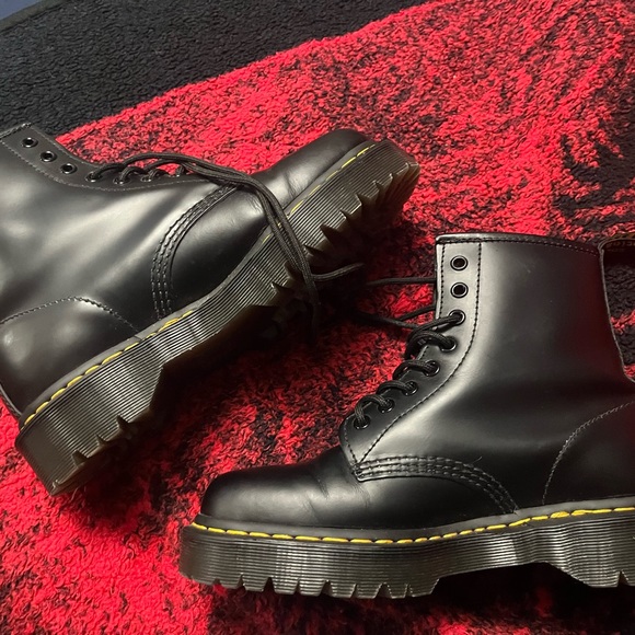 1460 BEX SMOOTH LEATHER LACE UP BOOTS - Picture 6 of 7